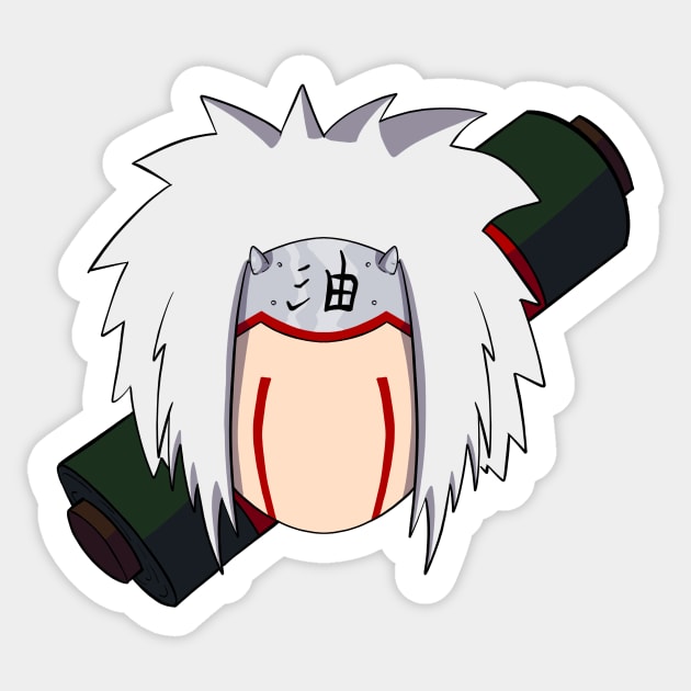 Jiraiya, Legendary Sannin - Naruto - Sticker | TeePublic